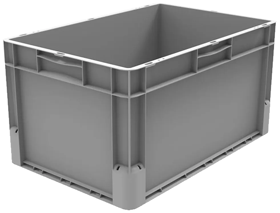 Arca EuroClick kasse grå 600×400×320mm 61,7 ltr