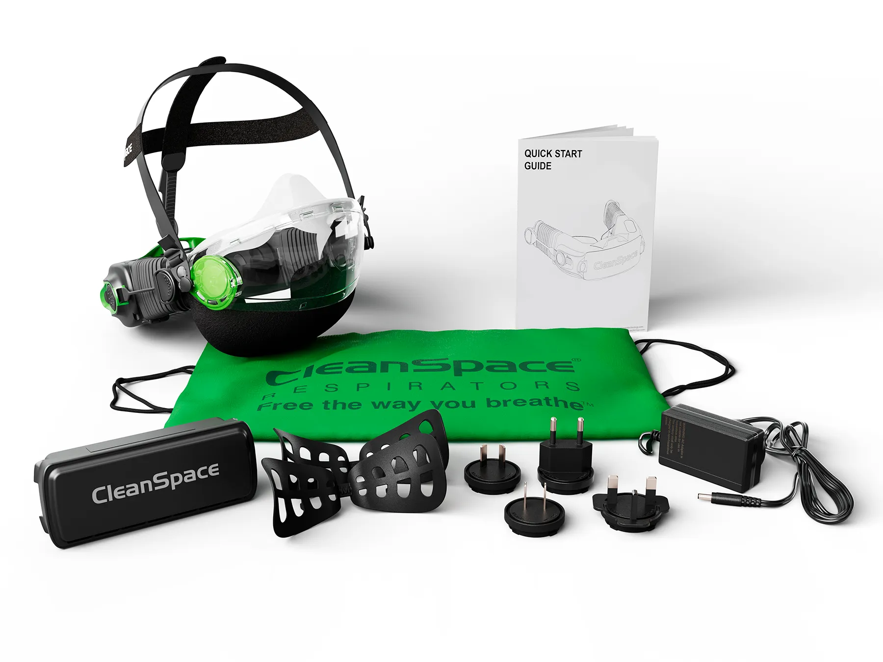 CleanSpace AGILE kit, med halvmaske