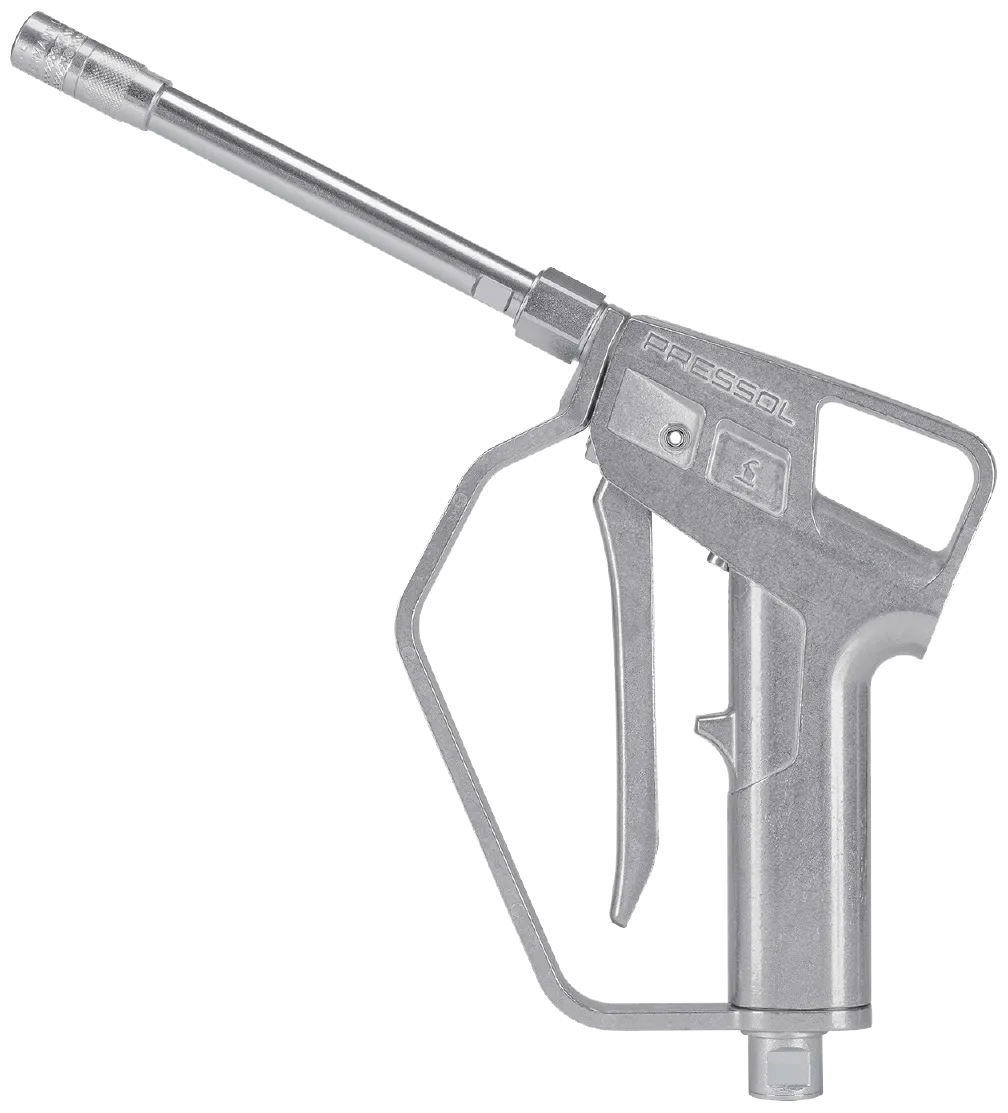 Pressol fedtpistol, lige udløbsrør m/mundstykke