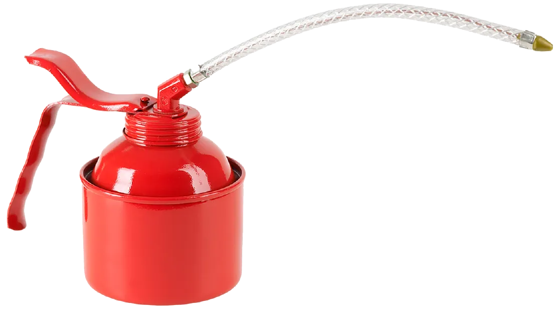 Pressol smørekande m/messingtud, 250ml PE-beholder