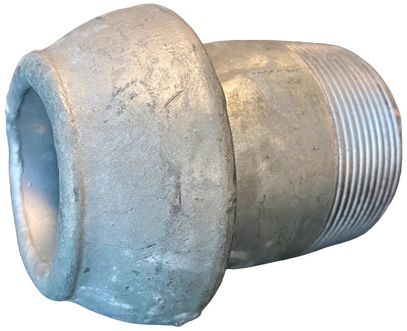 Perrot-kobling 2" han m/udv. gevind galv. stål