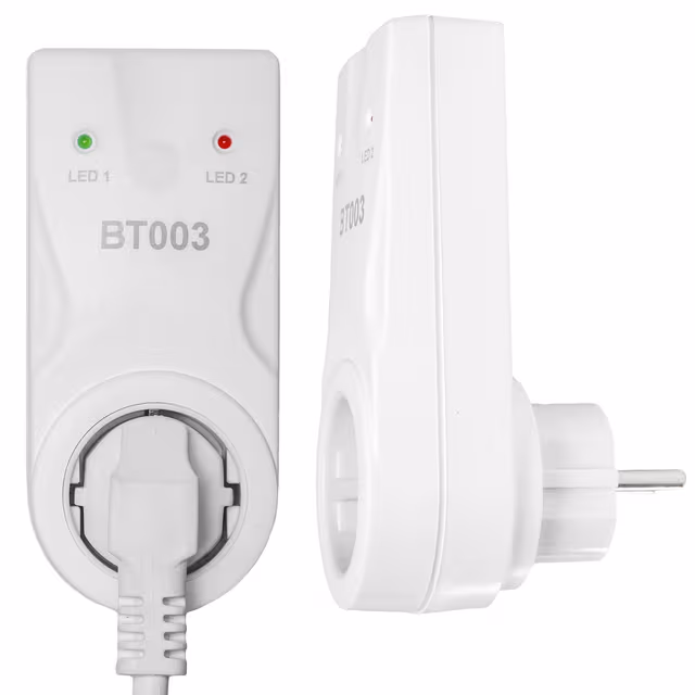 Mottaker termostat for stikkontakt BT003 - hvit