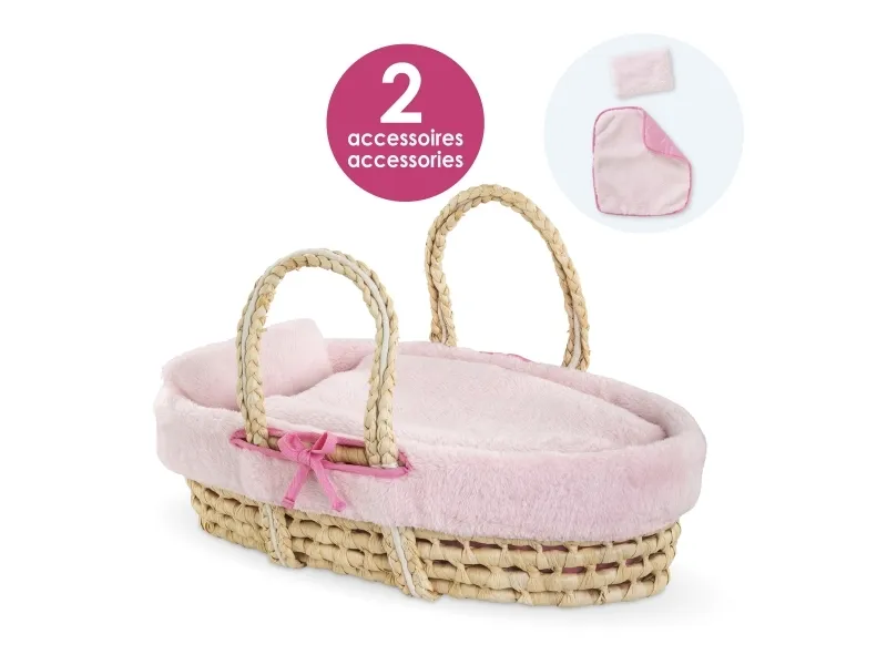 Corolle Braided Basket Set Set for Baby Doll - Plush