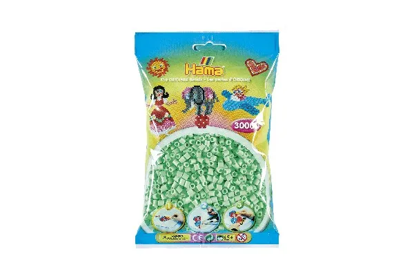 Hama Beads - Pastel Mint 3000 pcs