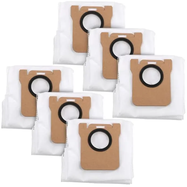 $ 0000058n Støvsugerposer for Dreame Bot L20 Ultra / L30 Ultra / L10 Ultra / Xiaomi Robot Vacuum X10 6-pk
