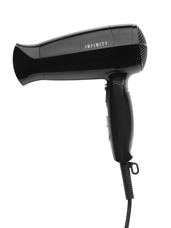 Melissa Hårføner Hair dryer Infinity black/grey - 1600 W