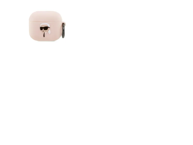 Karl Lagerfeld KLA3RUNIKP AirPods 3 cover pink/pink Silicone Karl Head 3D