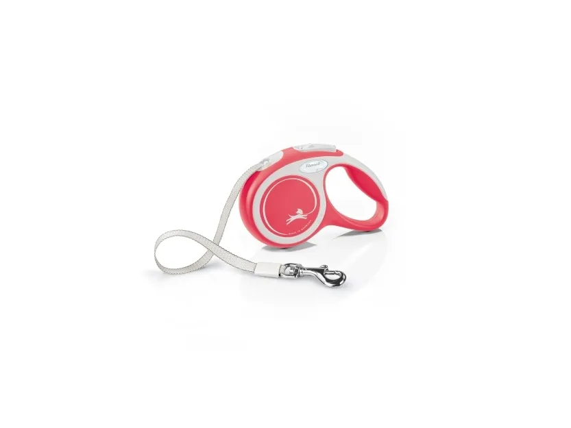 Flexi New Comfort S Tape Leash 5m 15kg Red