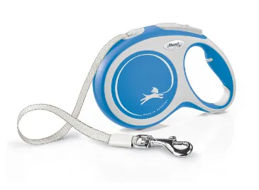 Flexi New Comfort L Tape Leash 8m 50kg Blue
