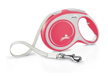 Flexi New Comfort L Tape Leash 8m 50kg Red