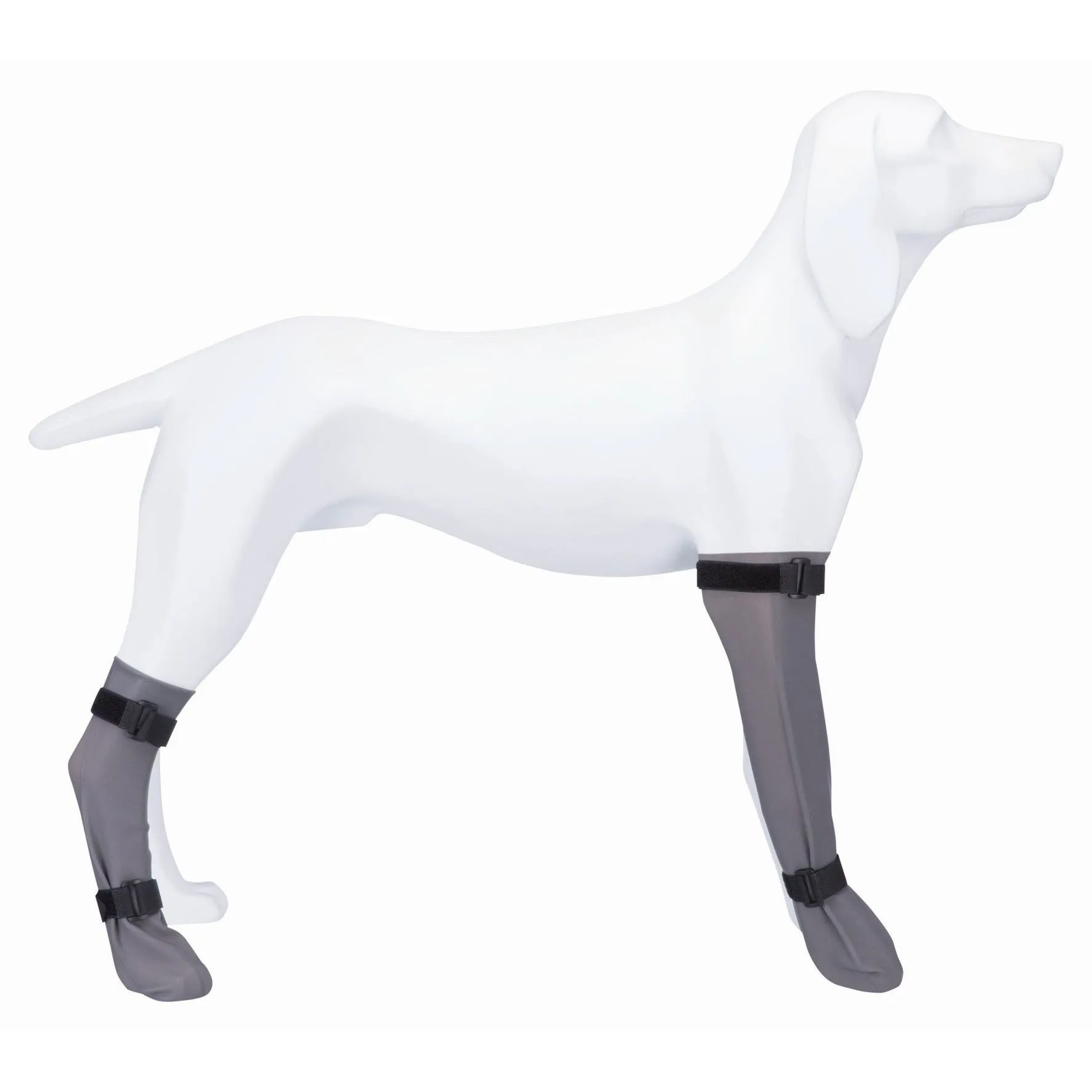Trixie Protective Sock silicone L: 10 cm/40 cm grey