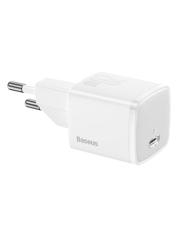 Baseus Cube 20W PD USB-C Wall Charger - White