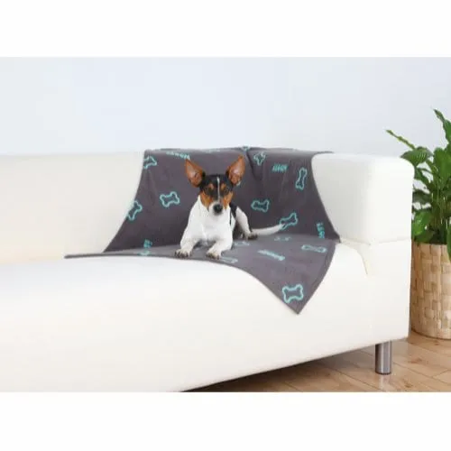 Trixie Beany blanket fleece 100 × 70 cm taupe