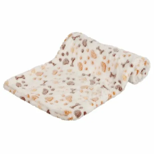 Trixie Lingo blanket soft fleece 100 × 75 cm white/beige