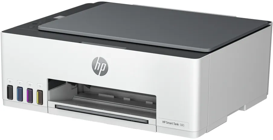 HP Smart Tank 580 All-in-One - Multifunksjonsskriver - farge - ink-jet - Legal (216 x 356 mm) (original) - A4/Legal (medie) - opp til 10 spm (kopie...