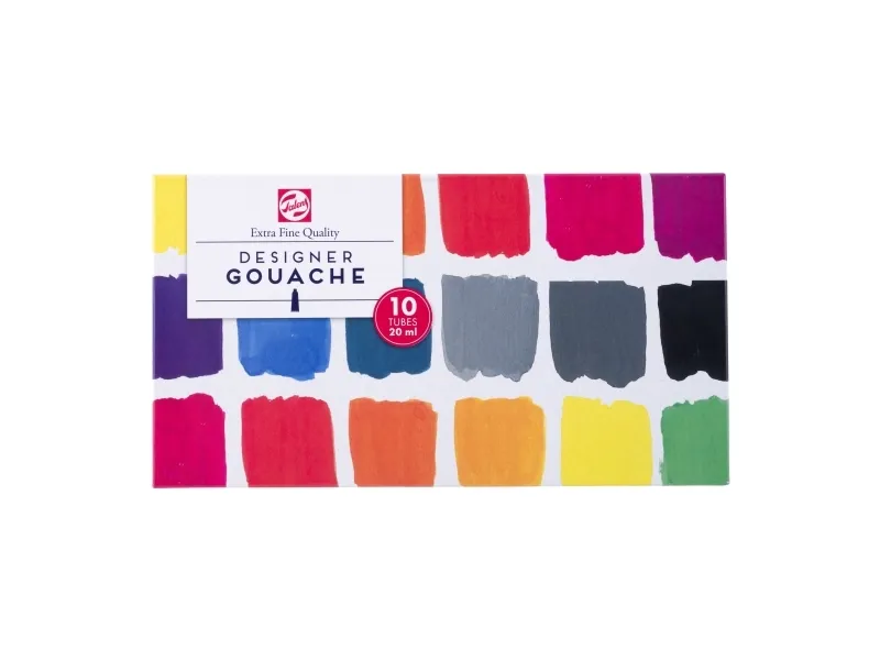 Talens Gouache Extra Fine basic set | 10 x tubes