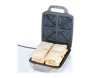 Cloer 6269 - Sandwich brødrister - 1,8 kW - lakkert hvit