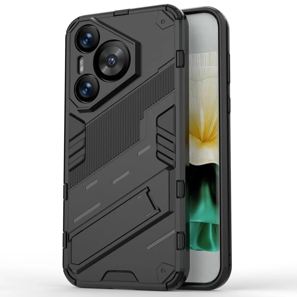 Støtsikkert hybriddeksel med et moderne preg for Huawei Pura 70 - Svart