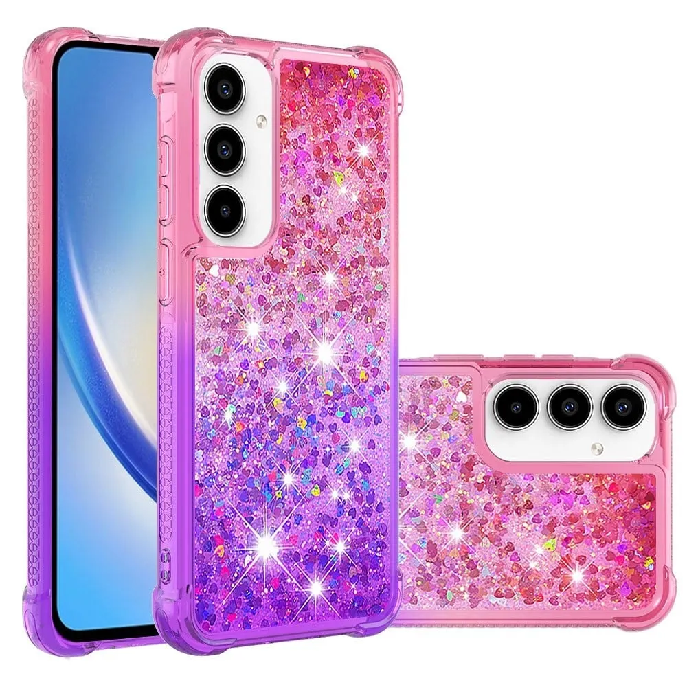 Princess Samsung Galaxy A36 deksel - Rosa + Lilla