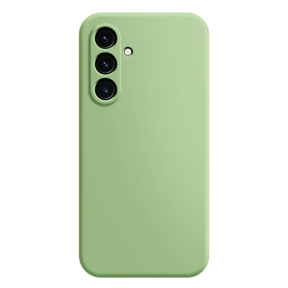 Avfaset gummiert anti-falldeksel for Samsung Galaxy A54 - Grønn