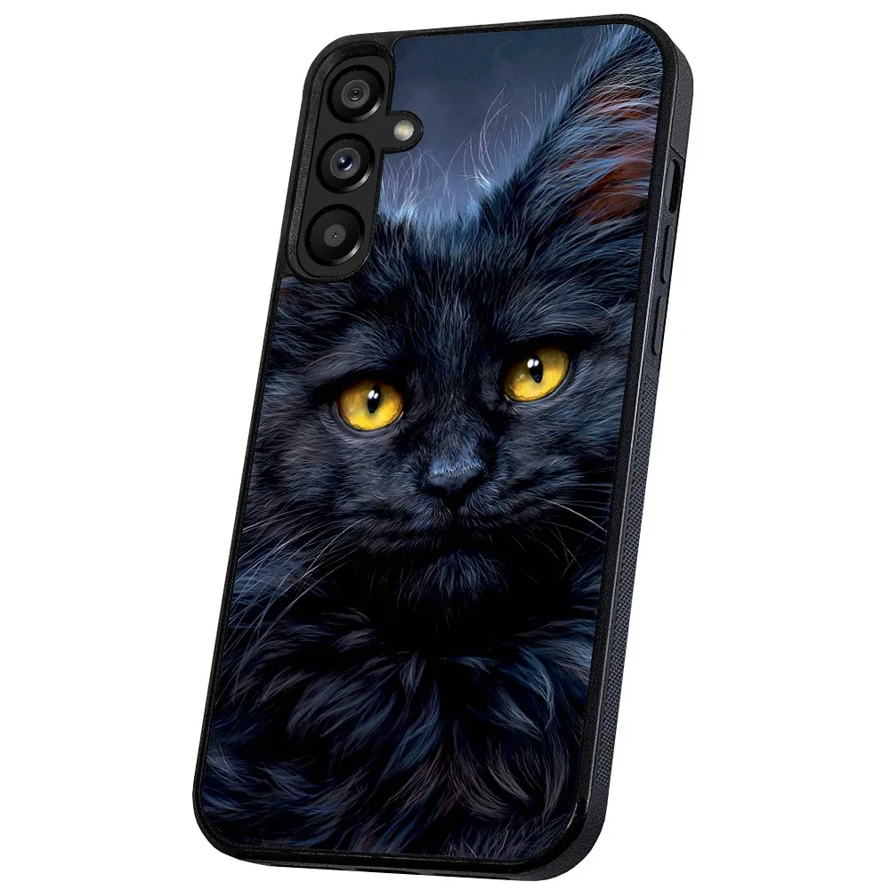 Samsung Galaxy S25 FE - Deksel/Mobildeksel Svart Katt