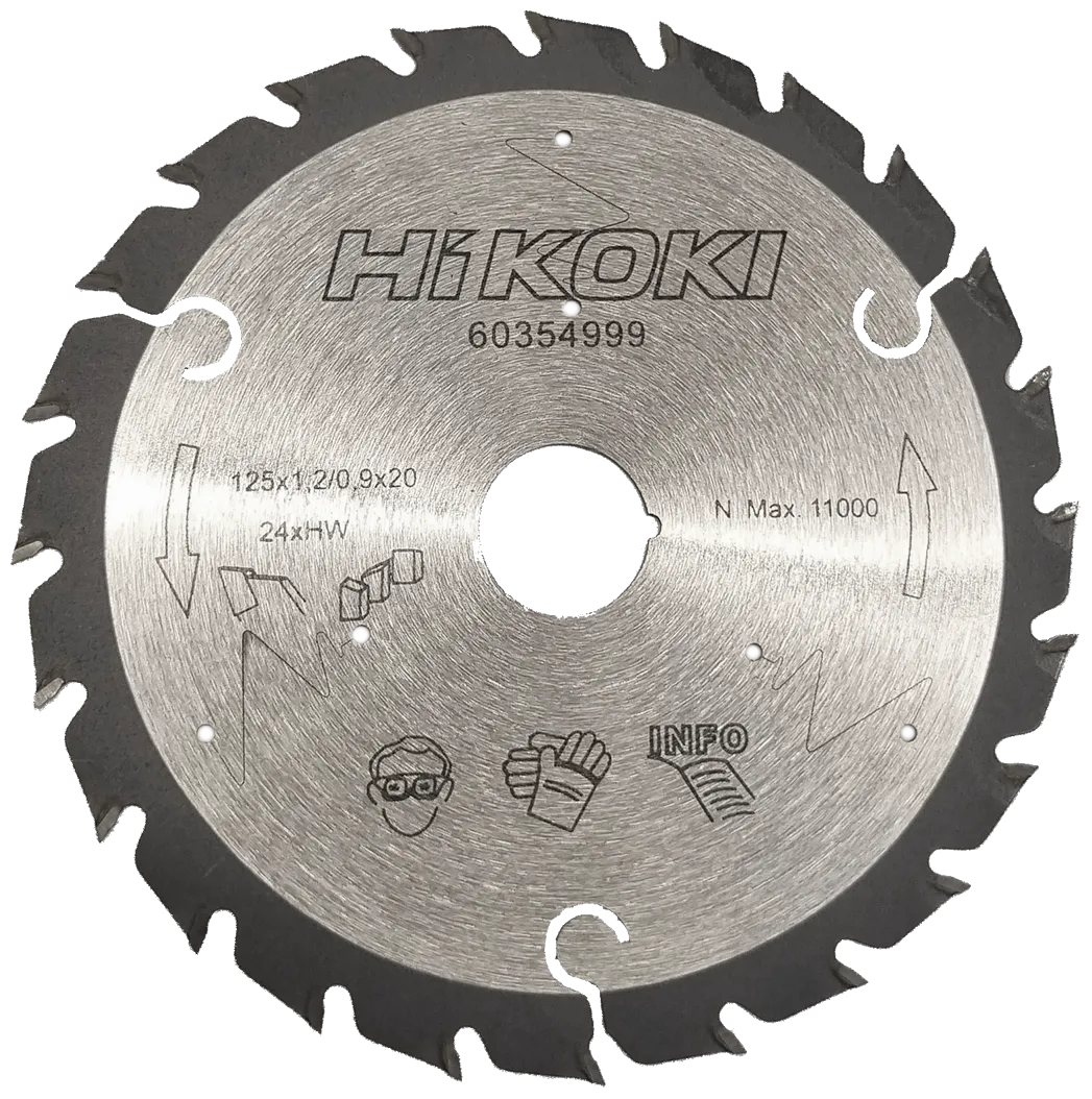 Sirkelsagblad TCT 125×1,2×20mm 24t 치