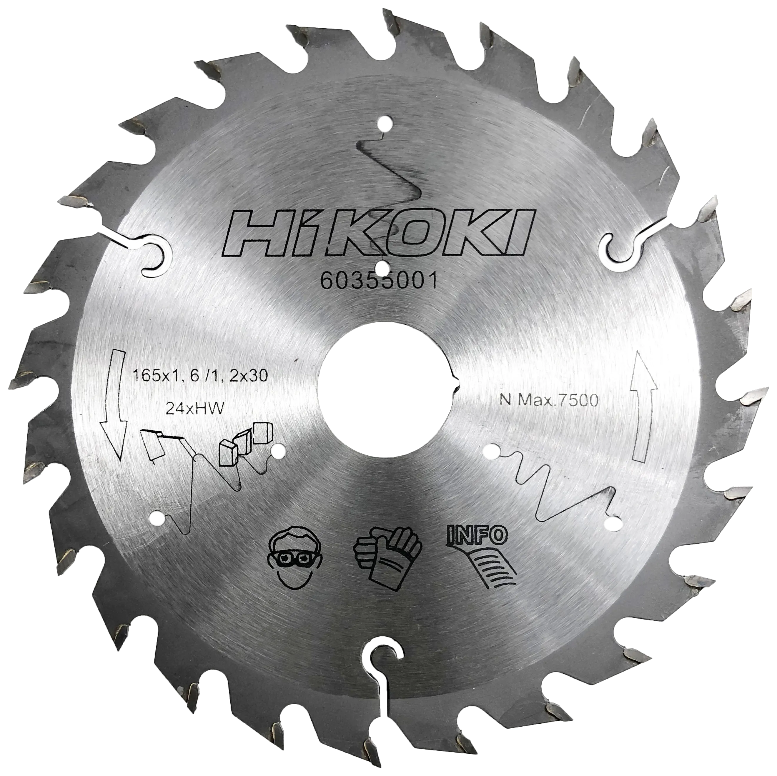 Sirkelsagblad TCT 165×1,6×30mm 24td