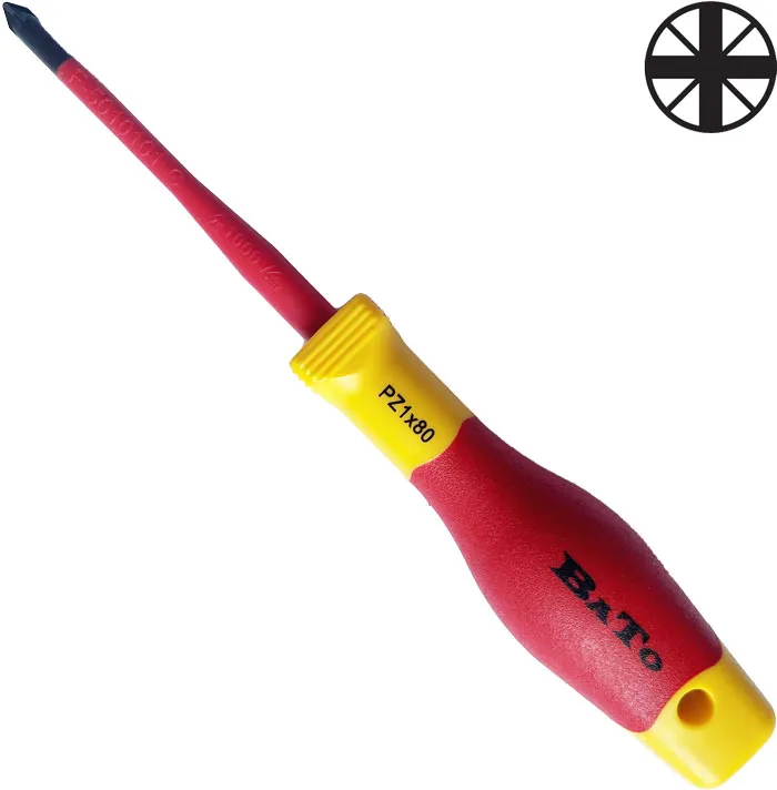 BATO Skrutrekker 1000V. PZ1 slim x 80mm.