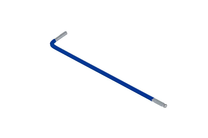 BATO Unbrakonøkkel farget blå lang med kule 3 x 126 mm.