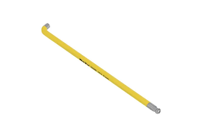 BATO Stiftnøkkel farget gul med 10mm. Stubbyvinkel 6 x 180mm.