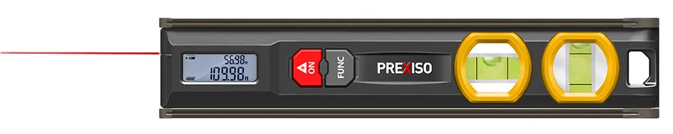 PREXISO PLL-35 2-I-1 kombi Torpedo Laser måling og vaterpass 200mm. 35m. Med kraftig magnet