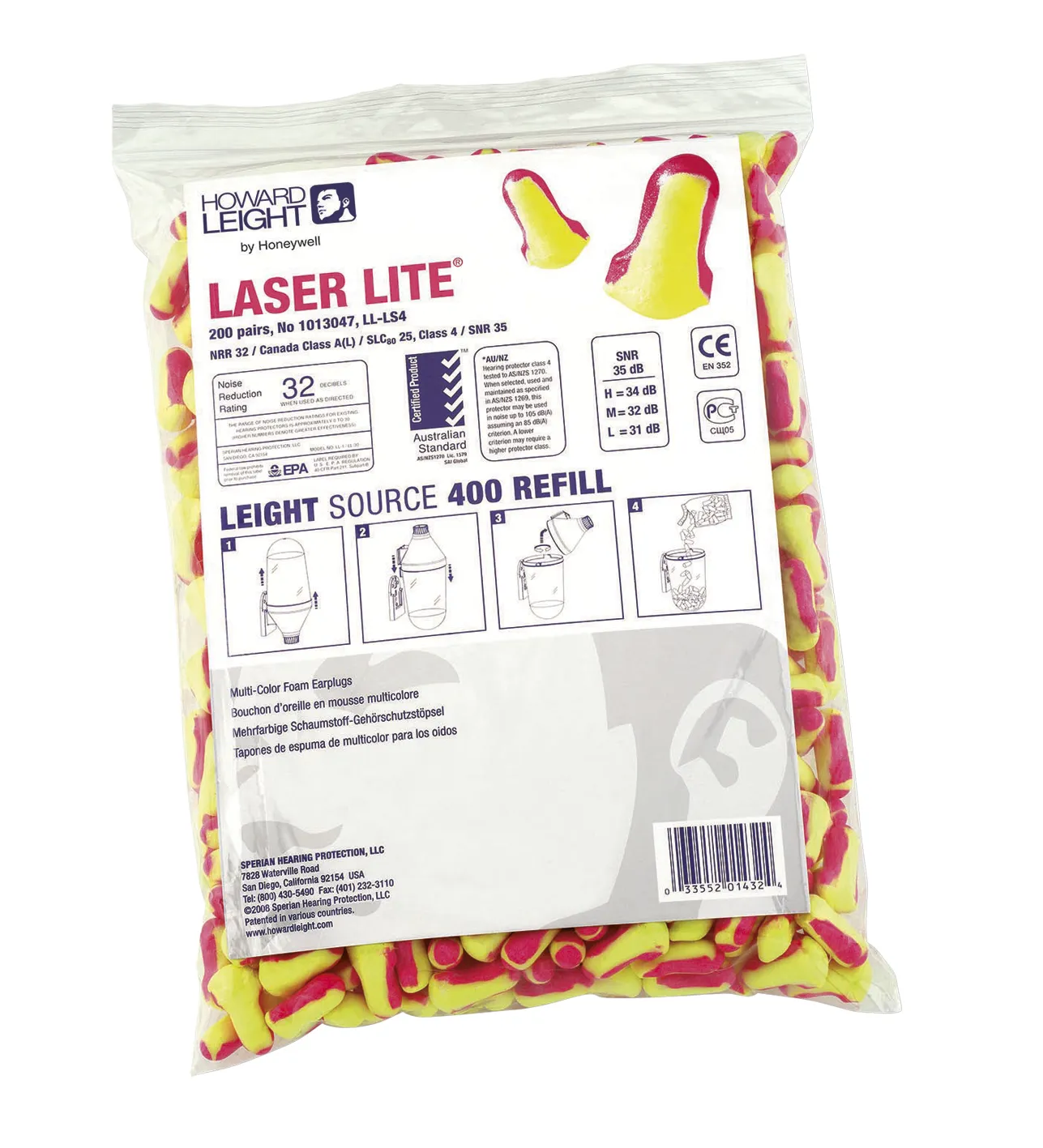 Skumpropp HSP Laser Lite Refill, pk à 200 par