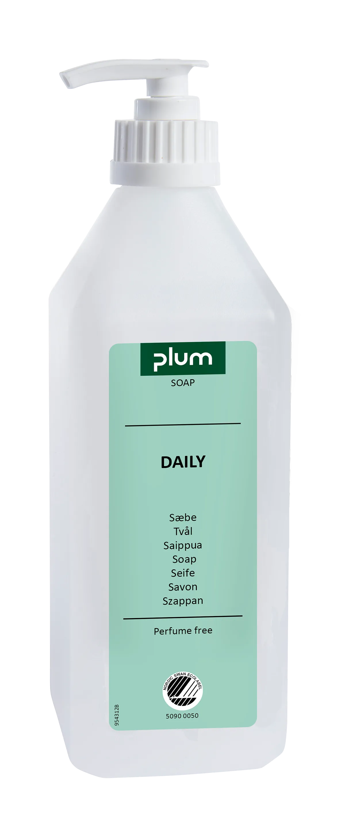 Såpe Plum Daily, 600 ml pumpeflaske