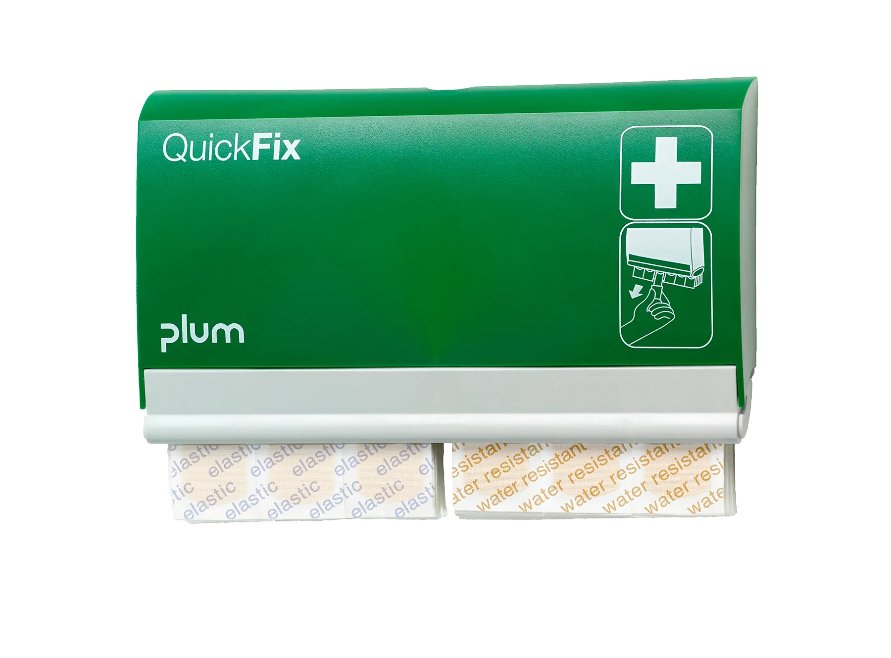 Dispenser Plum Plaster Quickfix, 1x vannbestandig + 1x elastisk