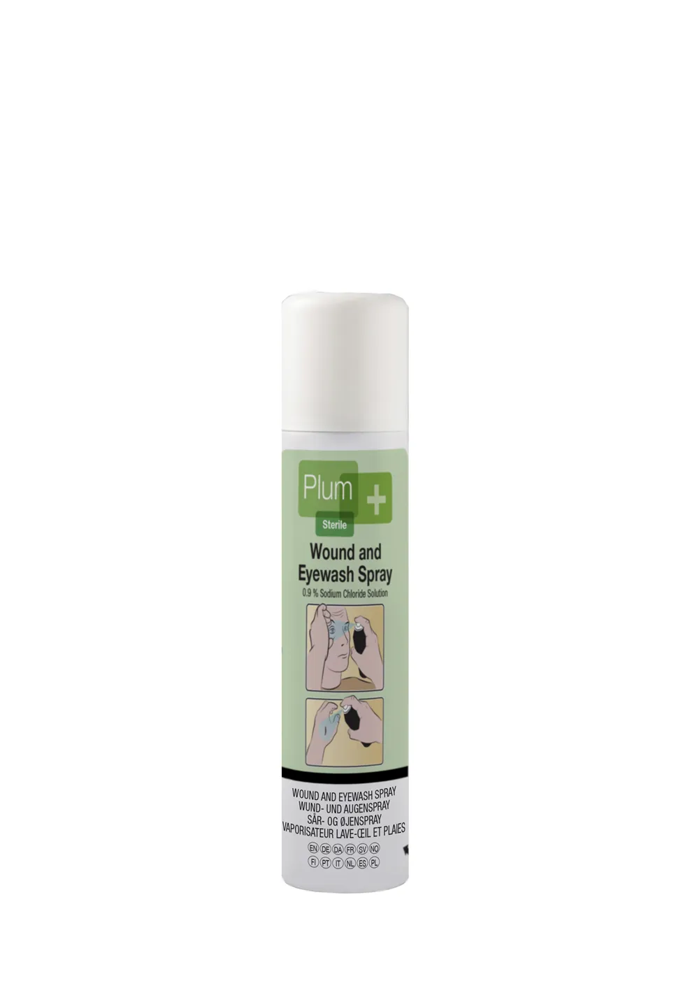 Øyeskylle- og sår spray Plum, 50 ml