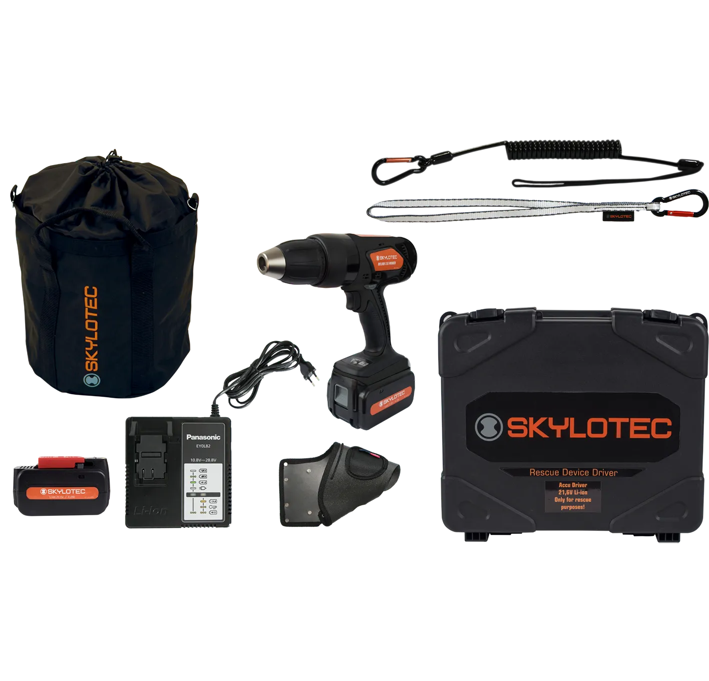 Batterimaskinsett 260 Power, skylotec til milan 2.0