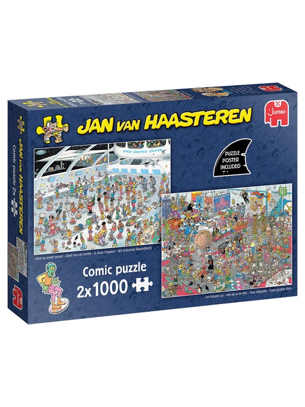 Jan van Haasteren Give us some space & All dressed up (2 × 1000)