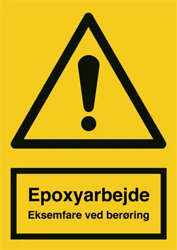 SKILT - Epoxyarbeid, Vinyl, A5, 148x210mm