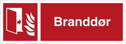 SKILT - Brannport, Plast, 105x297mm
