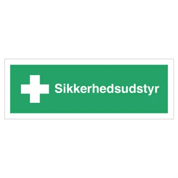 SKILT - Sikkerhetsutstyr, Plast, 140x420mm