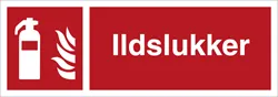 SKILT - Brannslukker, Plast, 105x297mm