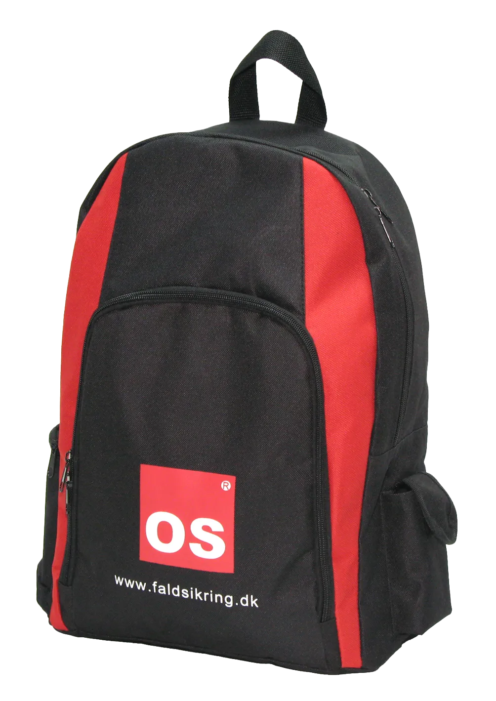 Ryggsekk OS for fallsikring, med OS-logo