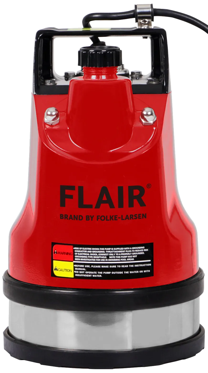 Flair FL-45 nedsenkbar pumpe lavtsugende 1" 150l/min 450W