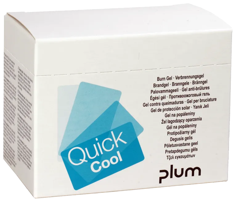 Plomme QuickCool branngele med 18 stk