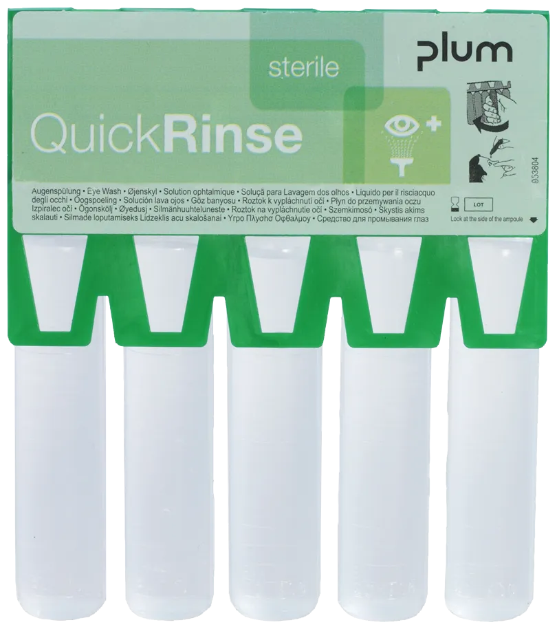 QuickRinse Øyeskyllamp. 5x20 ml