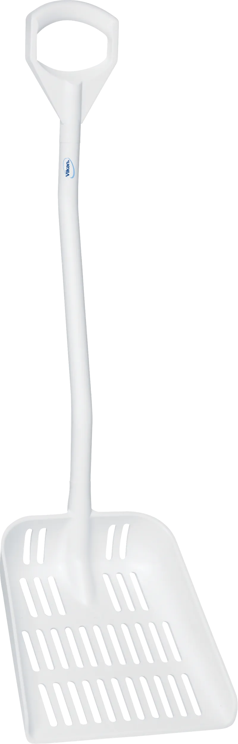 Ergonomisk spade med dreneringshuller 5603, 1145 mm, hvit