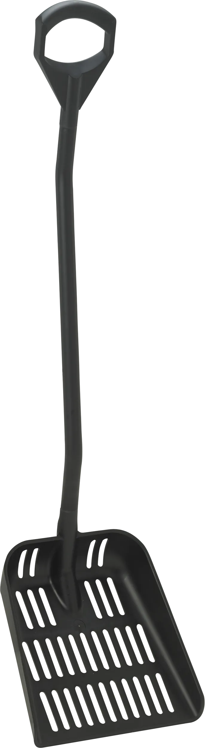 Ergonomisk spade med dreneringshuller 5604, 1305 mm, sort