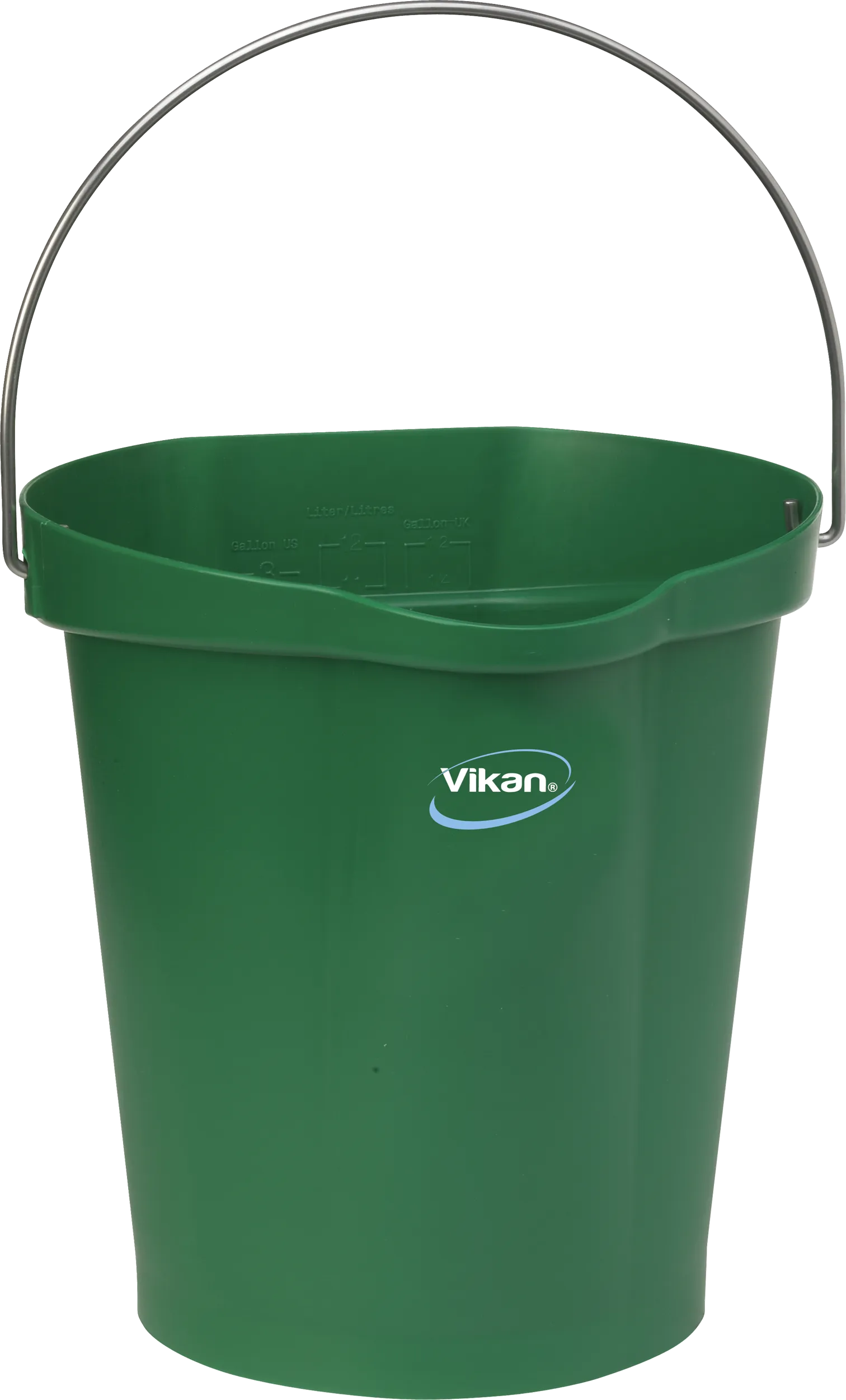 Bøtte 5686, plast m/rf bærehåndtak 12ltr, grønn