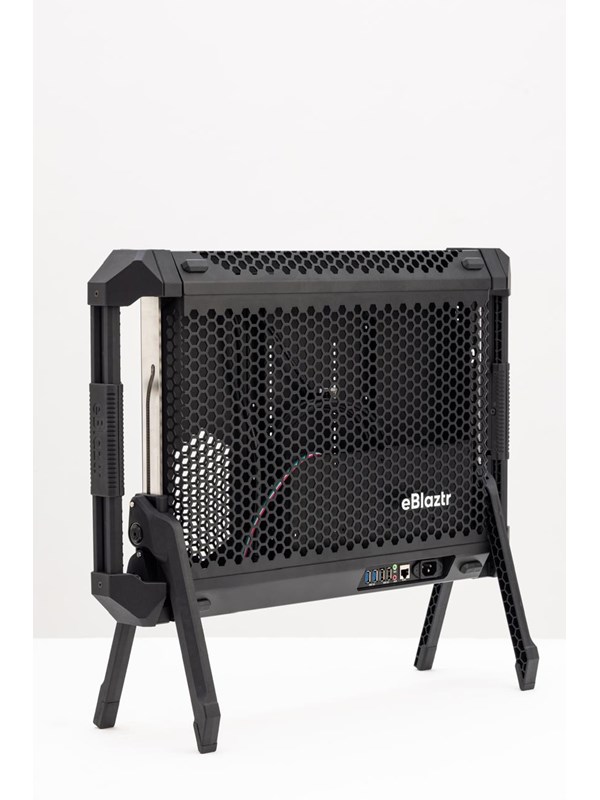 eblaztr Portable PC case - Black - Kabinett - Minitower - Svart