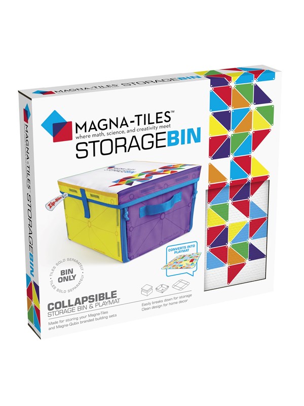 Magna-Tiles Storage Bin & Interactive Play-Mat